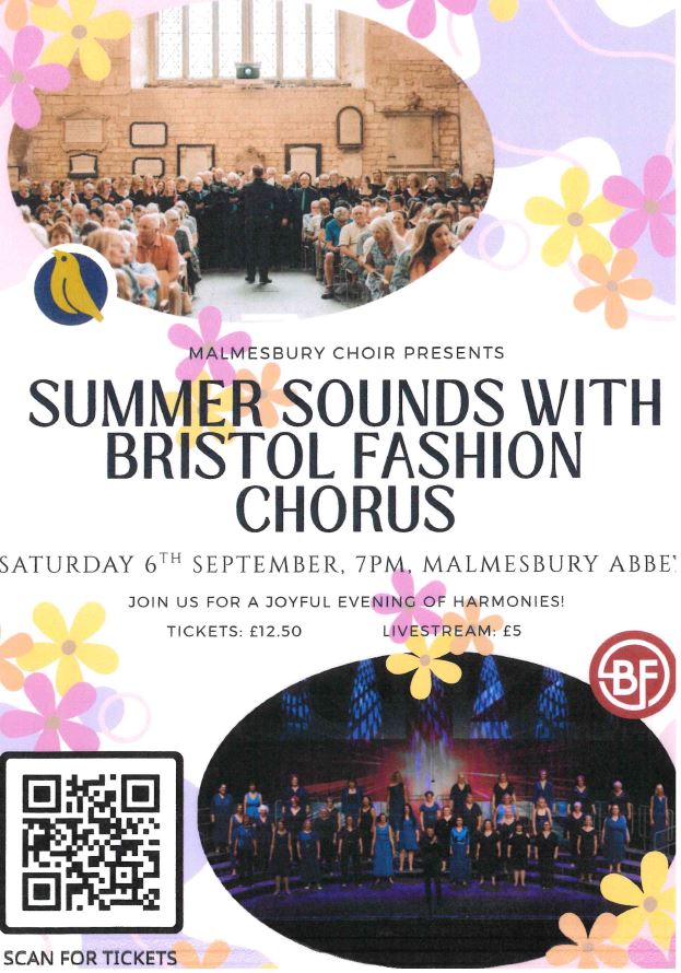 Malmesbury Choir Presents - Summer Sounds with Bristol Fashion Chorus
